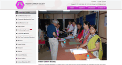 Desktop Screenshot of indiancarbonsociety.org